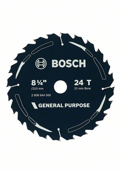 BOSCH WOOD SAW BLADE 8-1/4'' X 25/20/16 X 24 TEETH 